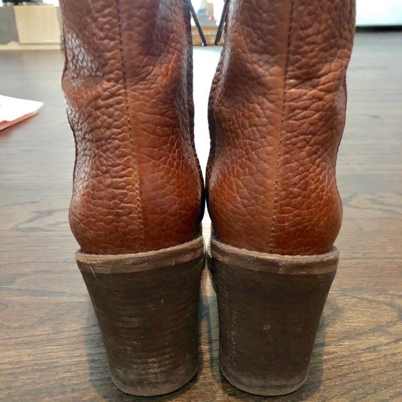 Madewell 5.5 brown leather booties - Picture 3 of 7